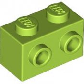 LEGO Brick 1x2 Modified 2 Studs limegrön 6208291-R245
