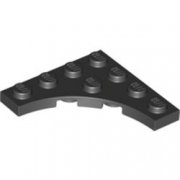 LEGO Plate 4x4 W. Arch Svart B0-6208787