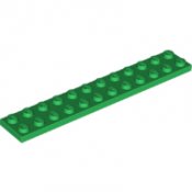 LEGO Grön Plate 2x12 6218146-B