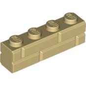 LEGO Tegelsten 1x4 beige 6232136-B1016