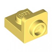 LEGO Plate 1x1 W. 1.5 Plate 1x1 Upwards Ljusgul B3451-6236034