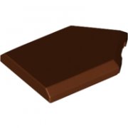 LEGO Flat Tile 2x3 W. Angle Rödbrun R0648-6245259