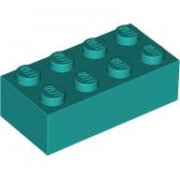 LEGO Brick 2x4 Blågrön B1691-6249422