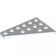 LEGO Left Plate 4x6  Deg. 27 Vit B2491-6254603