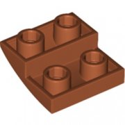 LEGO Brick 2x2x2/3 Inverted Bow Mörkorange B4133-6265679