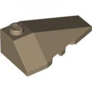 LEGO Right Roof Tile 2x4 W. Angle Mörkbeige B3617-6268578