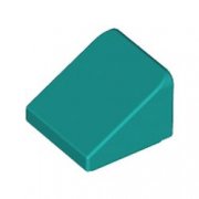 LEGO Roof Tile 1x1x2/3 ABS Blågrön B3426-6278172
