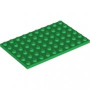 LEGO Plate 6x10 Grön B0038-6290260