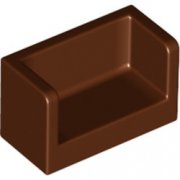 LEGO Wall Double Corner 1x2x1 Rödbrun B1124-6291040