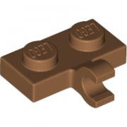 LEGO Plate 1x2 W. 1 Horizontal Snap Medium Nougat B1150-6313132