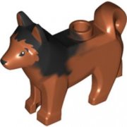 LEGO Hund Husky Mörkorange R1239-6315058