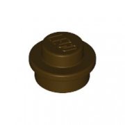 LEGO Round Plate 1x1 Mörkbrun B4858-6315780