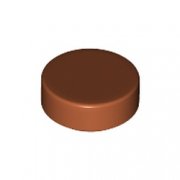 LEGO Flat Tile 1x1 Round Mörkorange B0946-6322840
