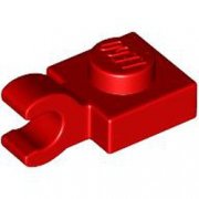 LEGO Plate 1x1 W. Holder Vertical Röd B4191-6335377