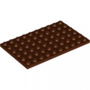 LEGO Plate 6x10 Rödbrun B3856-6338230