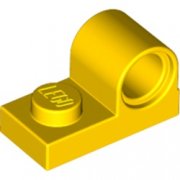 LEGO Technic Plate 1x2 W. Hor. Hole Ø 4.8 Gul T1150-6344181