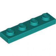 LEGO Plate 1x4 Blågrön B1693-6350418