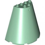 LEGO 1/2 Cone 8x4x6 Sandgrön B9256-6351385