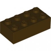 LEGO Brick 2x4 Mörkbrun B2383-6353072