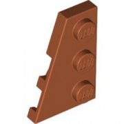 LEGO Left Plate 2x3 W. Angle Mörkorange B4838-6360214