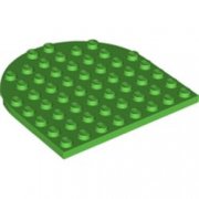 LEGO Plate 8x8 1/2 Circle Klargrön B3973-6378799