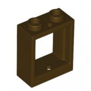 LEGO Fönster 1x2x2 Mörkbrun R1109-6382784(2)
