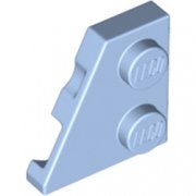 LEGO Left Plate 2x2 27 Deg. Ljusblå B3295-6383109