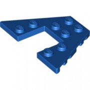LEGO Plate 6x4 W. Angle Blå B9078-6389825