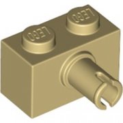 LEGO Technic Brick 1x2 W. Horizontal Snap Beige 6395748-T0937