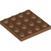 LEGO Plate 4x4 Medium Nougat B4829-6397823