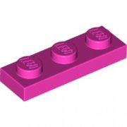 LEGO Plate 1x3 Cerise B3183-6404150