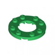 LEGO Plate Round 4x4 W. Ø16mm Hole Grön B4842-6405622