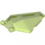 LEGO Cockpit 4x5x1 W. 3.2 Shaft No.1 Transparent Ljusgrön R1398-6423004