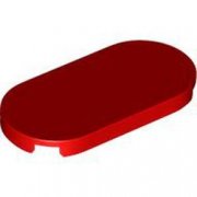 LEGO Tile 2x4 Circle No.1 Röd B4182-6438015