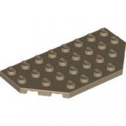 LEGO Plate 4x8 Angled 45 Deg. Mörkbeige B0074-6439782