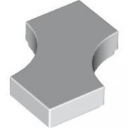 LEGO Tile 2x2 W. Cut Out Vit B0470-6449595