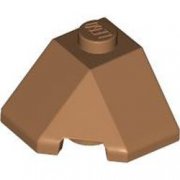 LEGO Roof Tile 2x2x1 45° Bottom 45° Medium Nougat B4115-6452538