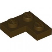 LEGO Corner Plate 1x2x2 Mörkbrun B1137-6454543