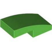 LEGO Plate W. Bow 1x2x2/3 Klargrön B2501-6460836