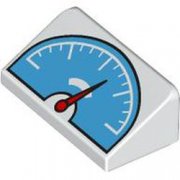 LEGO Våg 1x2x2/3 No. 44 Vit 6465581-R1502