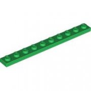 LEGO Plate 1x10 Grön B2466-6467868
