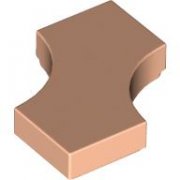 LEGO Tile 2x2 W. Cut Out Ljus Nougat B3584-6480364