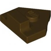 LEGO Plate 2x2 W. Design Mörkbrun B3622-6487948