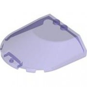LEGO Windscreen 6x6x1 1/3 No.1 Transparent Lila R1607-6508202
