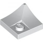 LEGO Plate 2x2x2/3 Bow Inverted Bow Vit R0948-6511007