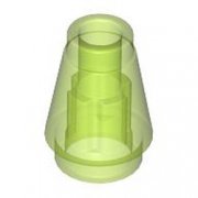 LEGO Nose Cone 1x1 Transparent Ljusgrön B0491-6514024