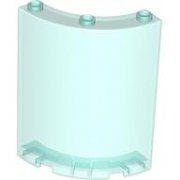 LEGO Wall Element 4x4x6 Round Transparent Ljusblå B4034-6514097