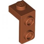 LEGO Plate 1x1 W. 1.5 Plate 1x2 Downwards Mörkorange B0561-6515558