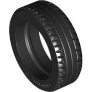 LEGO Technic Däck Normal Narrow 43x14 + Fälg Ljusgrå 6518575(3)-T9068