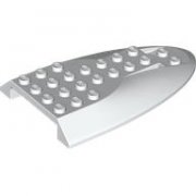 LEGO Roof Tile 6x10 W. Double Bow Vit R9099-6524509